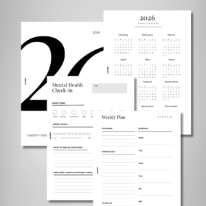 Serelith Premium Planner Bundle – 18 Printable A4/A5/A6 Planner Inserts | PDF