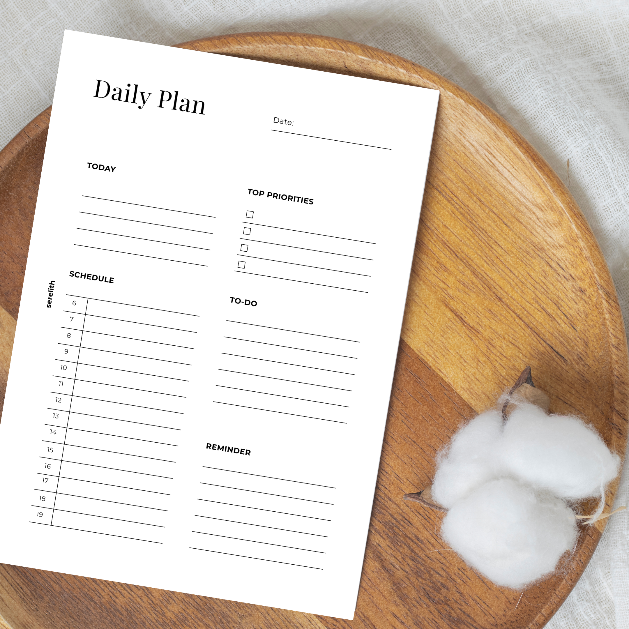 Daily Freebie Planner Insert