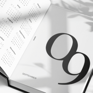2026 September Dashboard - A4/A5 Cover Insert | PDF