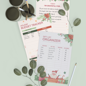 Festive Clarity Bundle – Printable Holiday Planner Pack