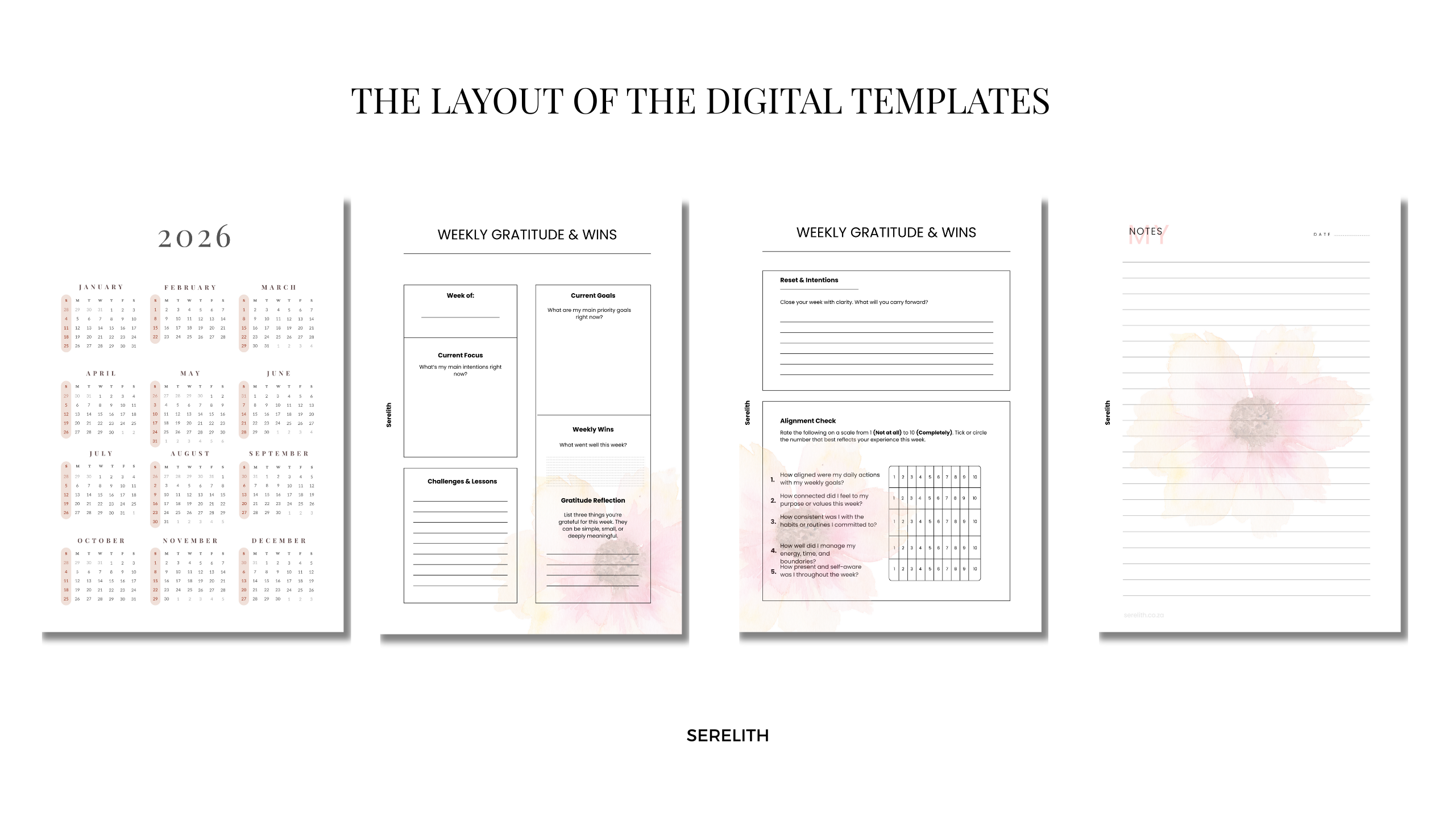 2026 Annual Weekly Gratitude & Wins Journal - Image 2