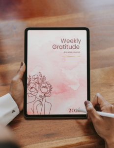 2026 Annual Weekly Gratitude & Wins Journal