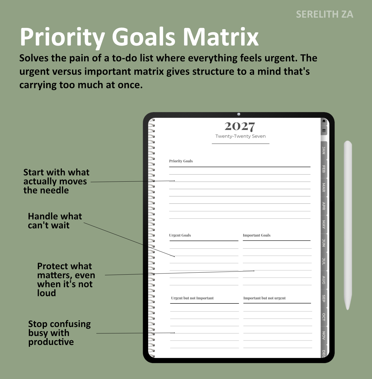 The 2027 Hyperlinked Productive Digital Planner - Image 3